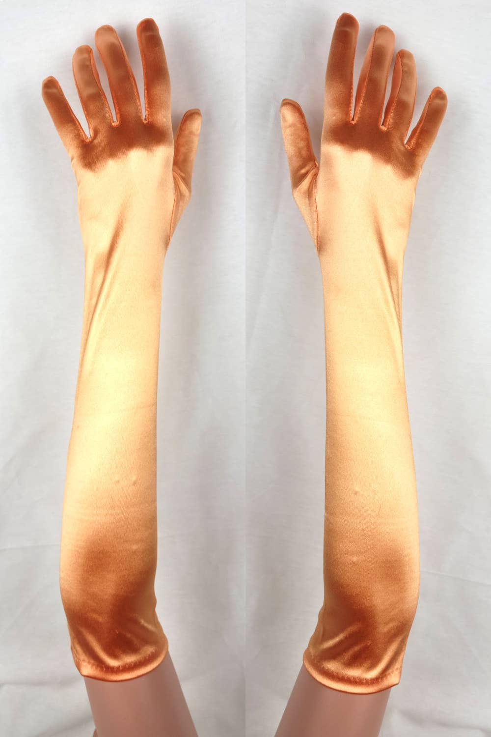 Chicas – wholesale Gloves – Women's – Pair of Elbow Length Satin Evening Gloves G72812BL4