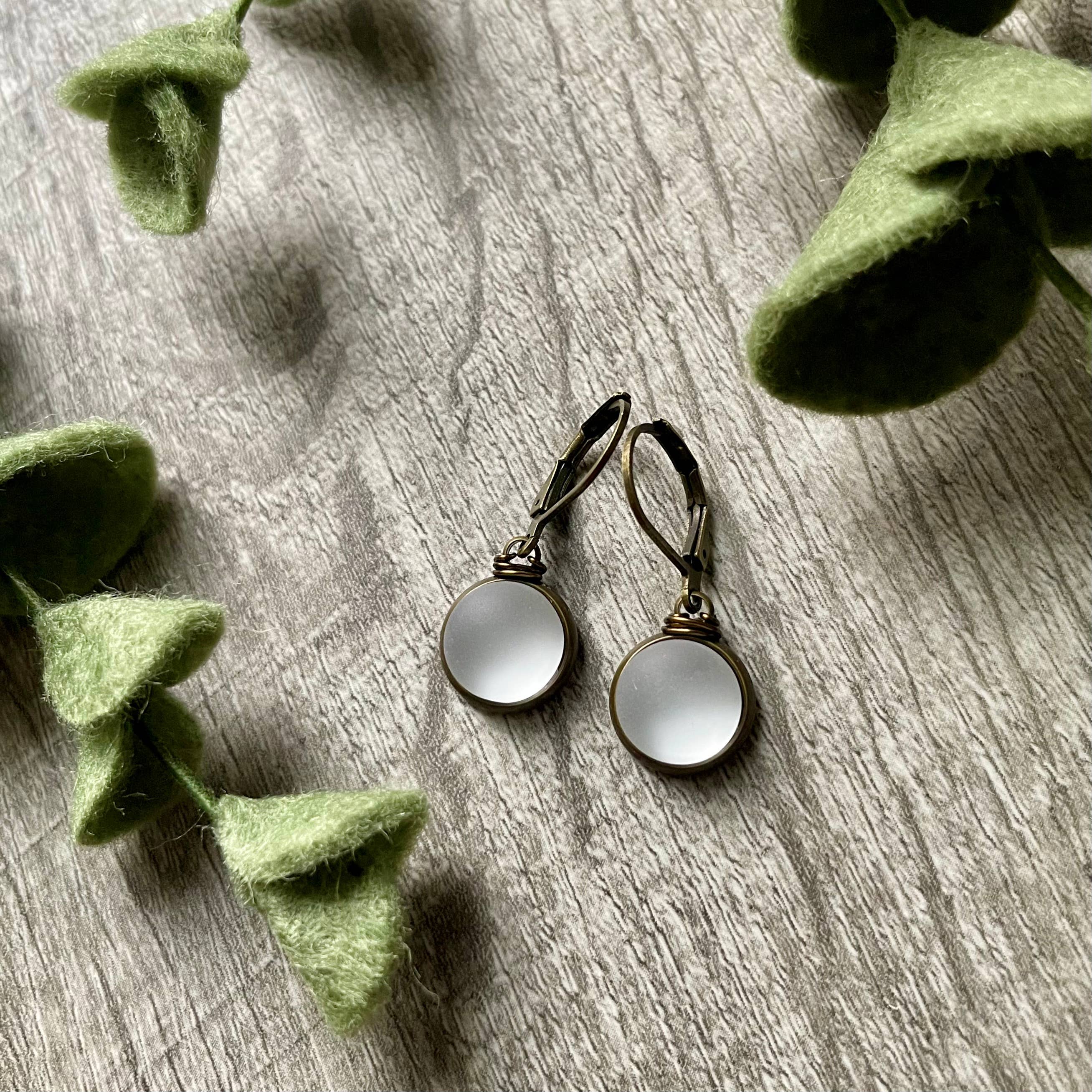 Spirit Glassworks - Wholesale Dangle Earrings - Dangle Earring Antique Brass0