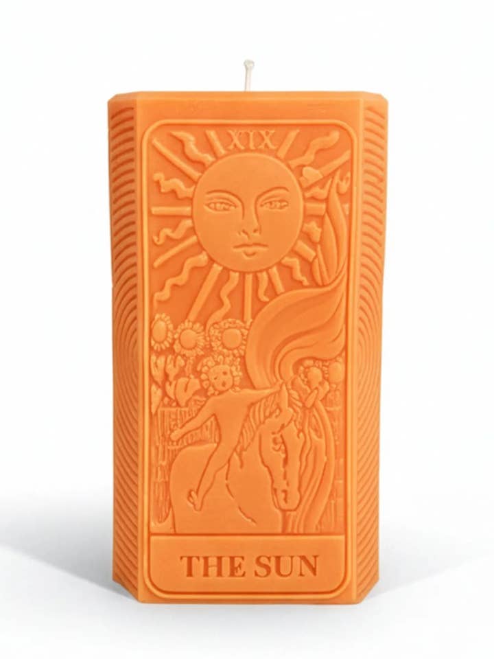 Sol tarotljus | Skulptural andlig inredning för wholesale av Beauty and the Moon