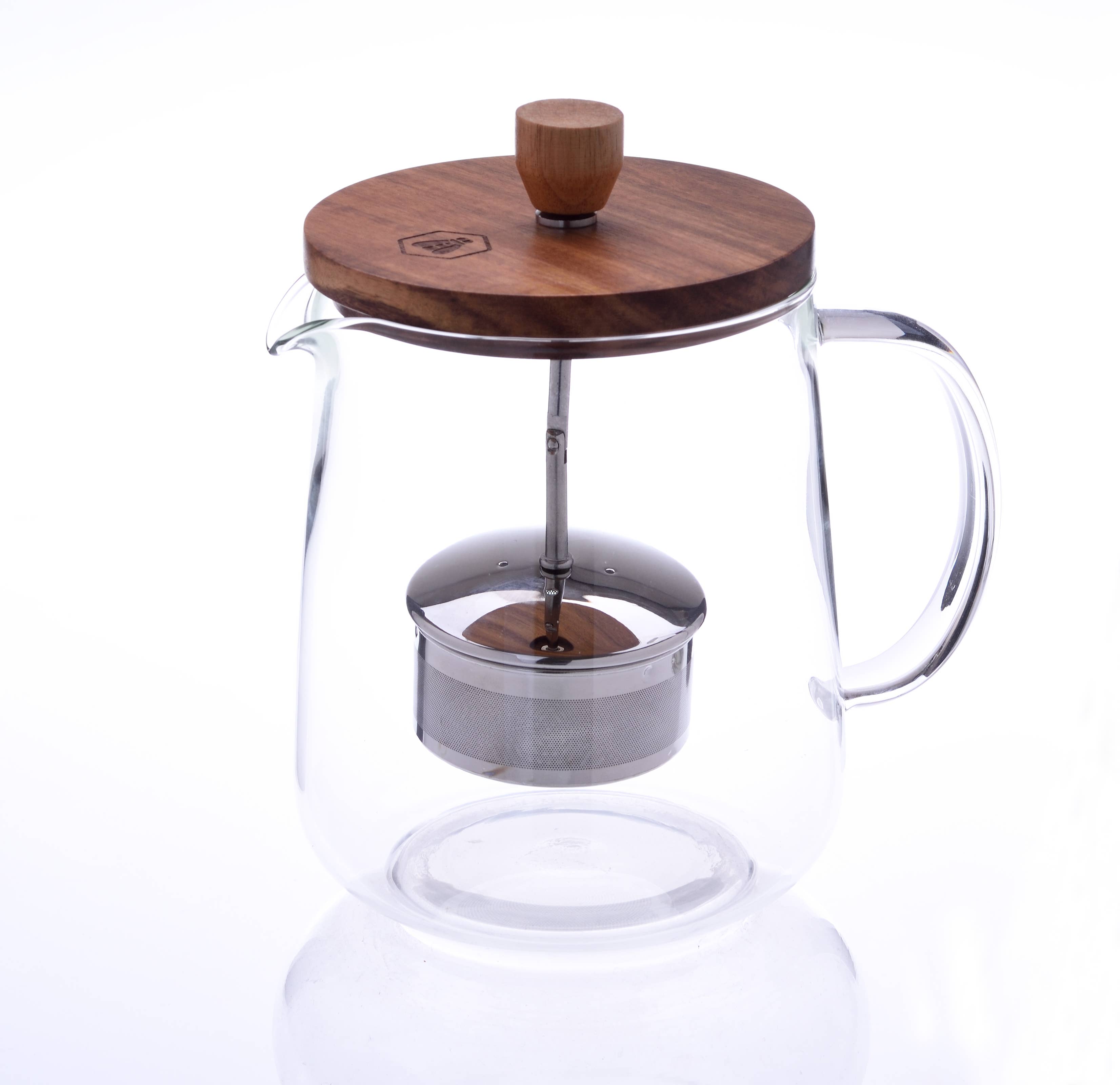 Laguiole - Vente Théière - Laguio Théière + Couvercle en Bois et Infuseur Amovible 1L3