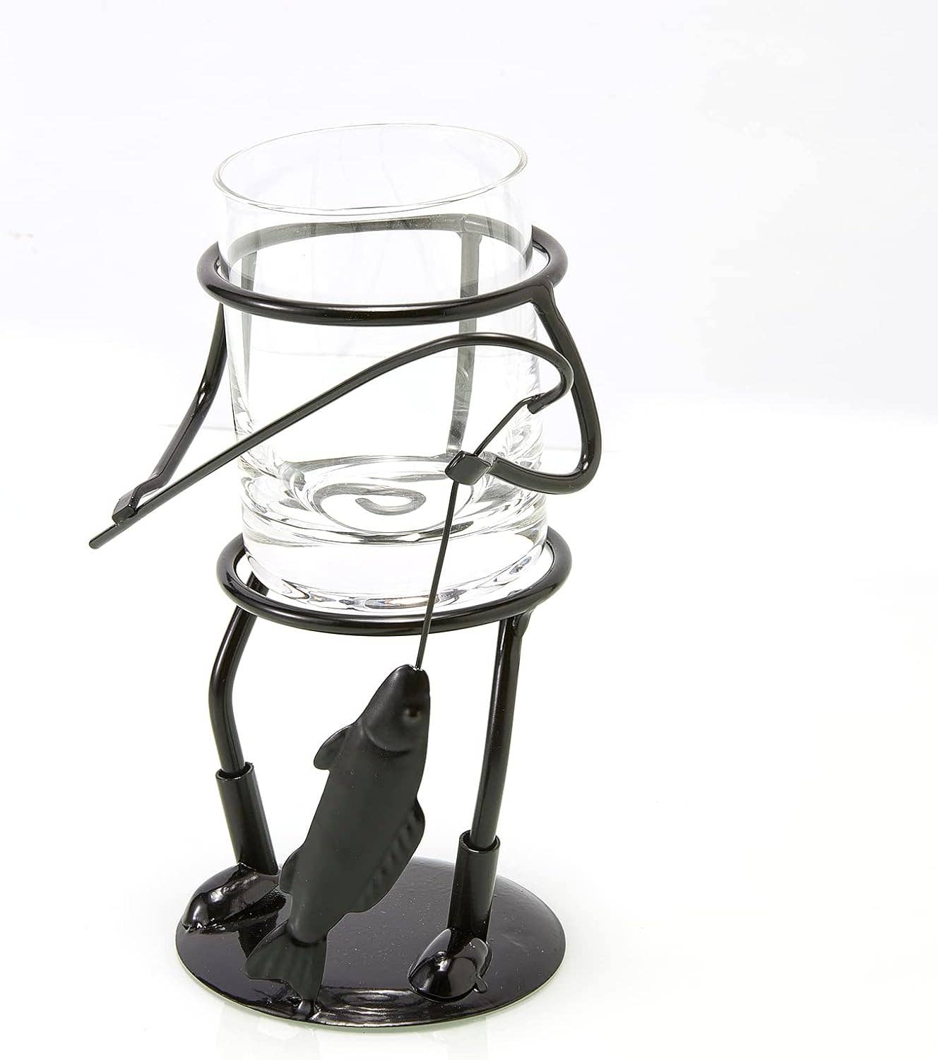 The Wine Savant /  Khen Glassware – Engroshandel Drikkedunke – Metal Fisker Kopholder til Vin-, Whisky- og Vandglas1