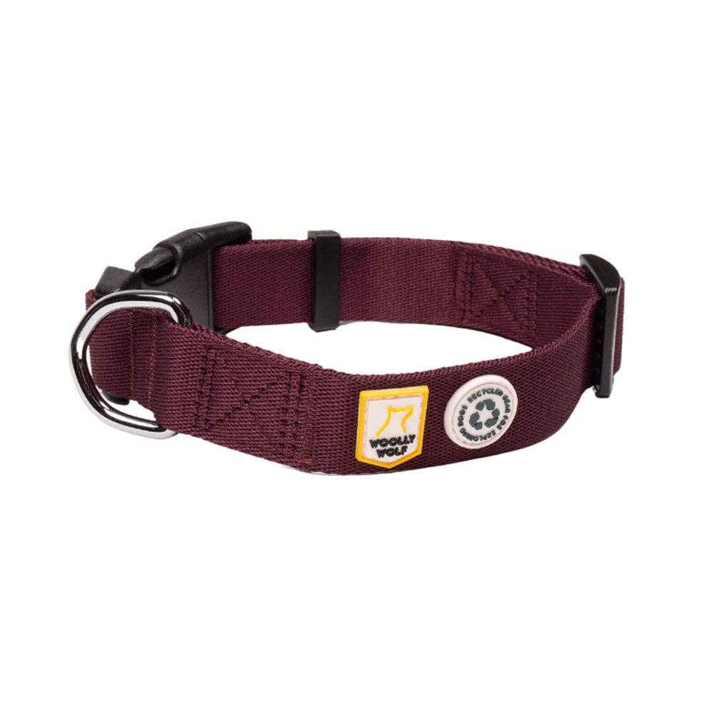 Woolly Wolf - Wholesale Pet Collar - Dog - Juicy Plum Dog Collar Recycled (RPET)