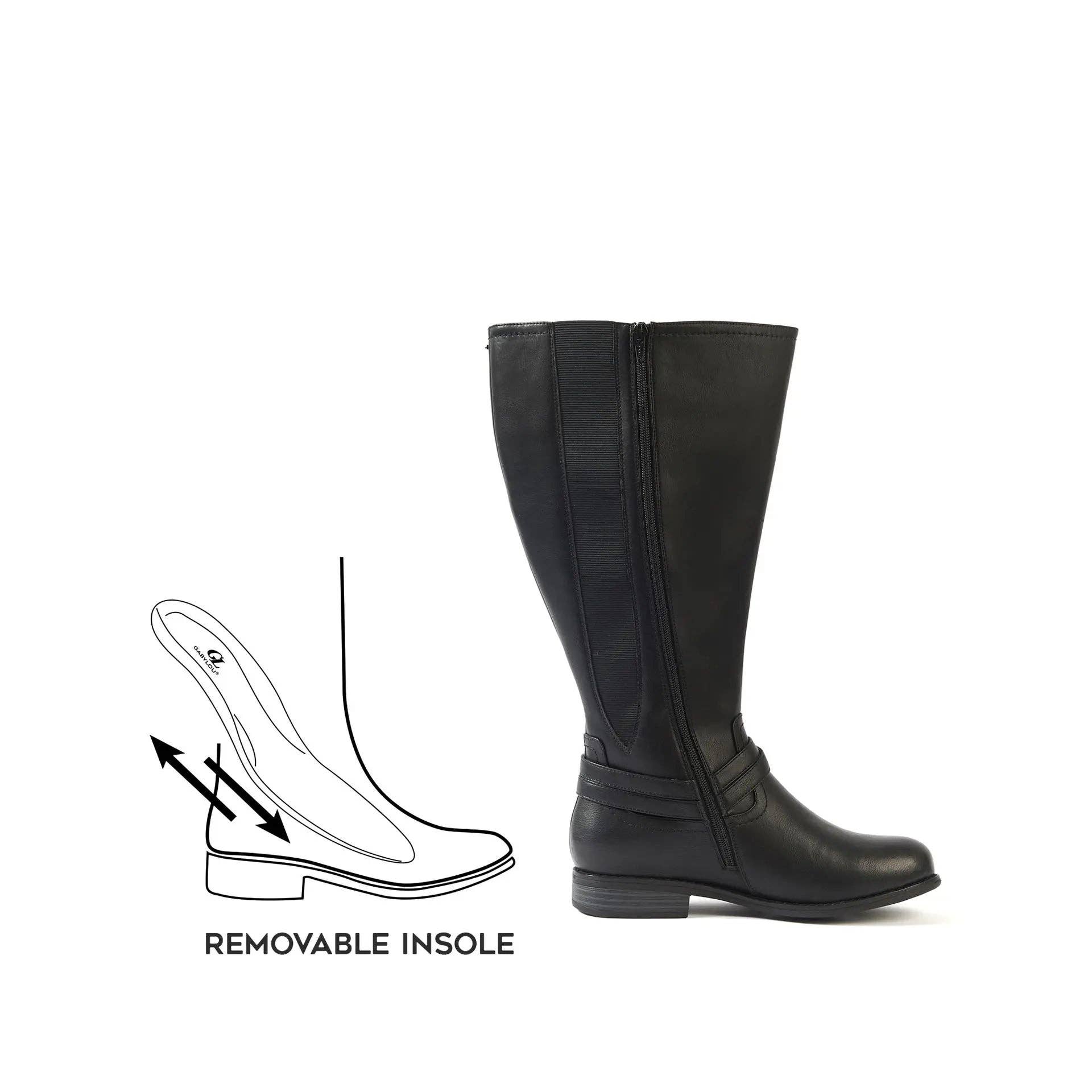 Gabylou - Wholesale Boots - Women's - 3XL Boots for Wide Calves - Model Lise3