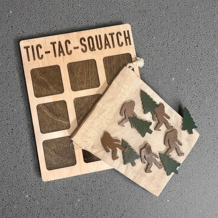 Tic Tac Squatch Kid's Game for wholesale by The Timber Lane Company
