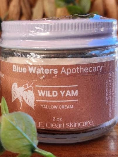 Cream- Wild Yam for wholesale by Blue Waters Apothecary