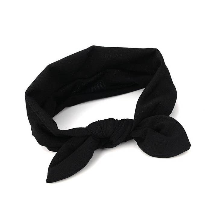 Ekartini - Wholesale Fashion headband – women's - Solid Color Fabric Bow Headband4