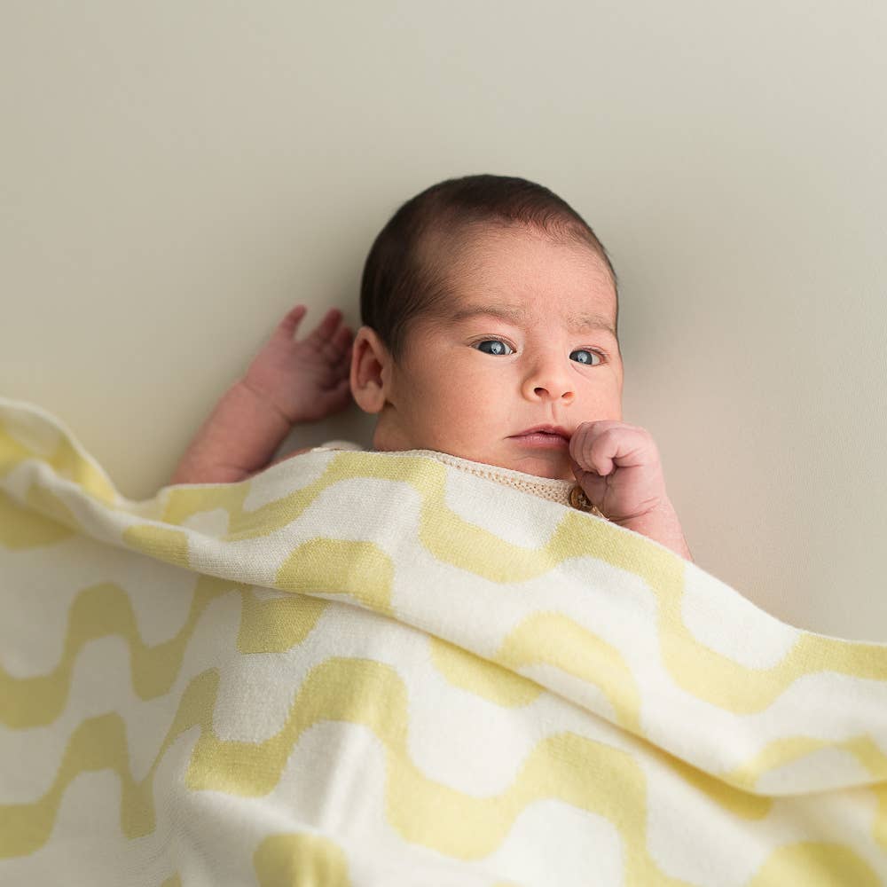 micu micu - Wholesale Bedding Blanket - Kids & Baby - Baby blanket zigzag soft yellow2