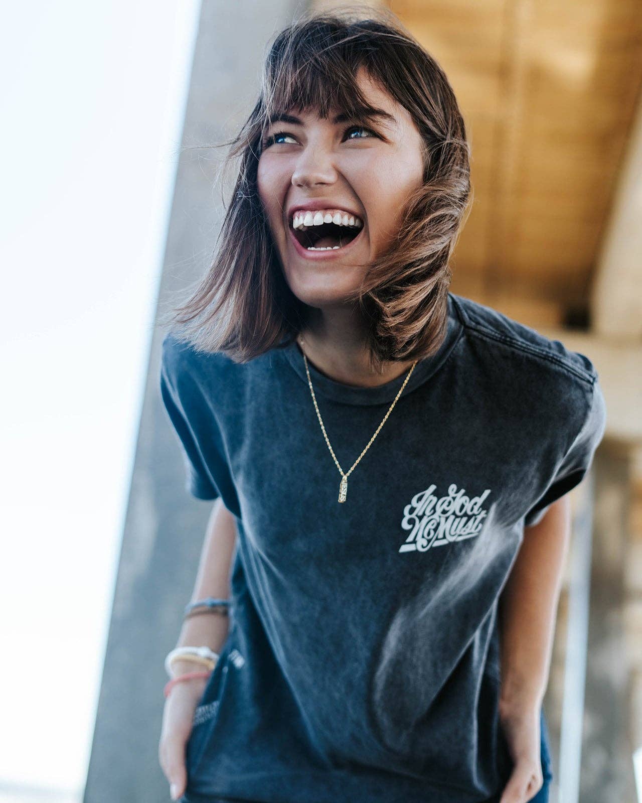 In God We Must - Wholesale Screen Printed T-Shirt - Unisex - 'Jesus Saves' Premium Tee3