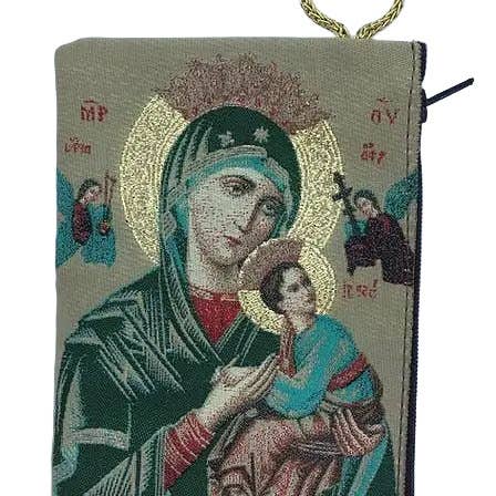 Bolsa de Rosario de Nuestra Señora del Perpetuo Socorro SM 3″ x 4″ para venta al por mayor de Oremus Mercy