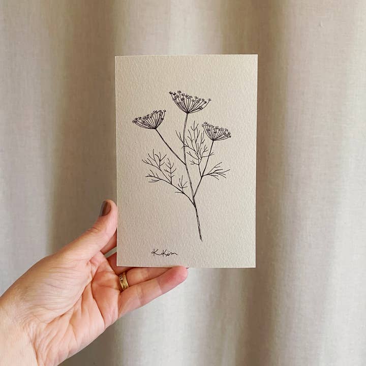 Krista Kim Studio - Wholesale Art Print - LES FLEURS II - Art Print (unframed)4