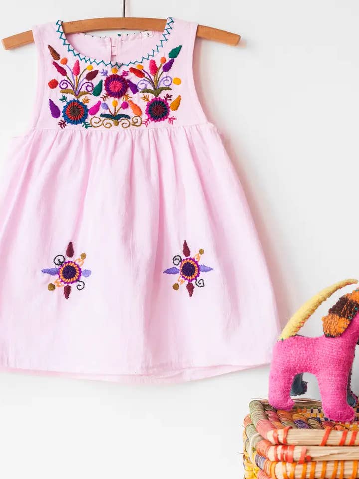 Pale Pink - Jardinita Dress for wholesale by Jitana