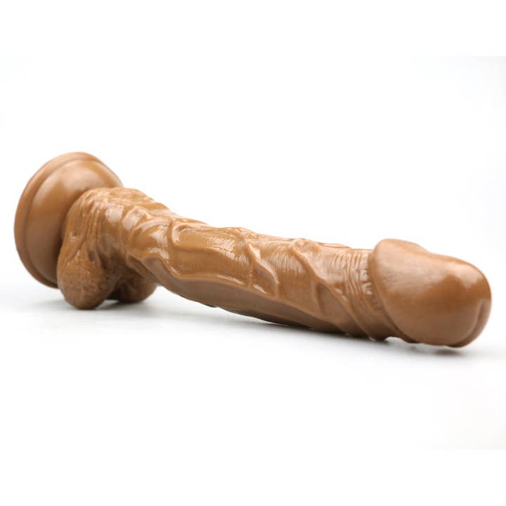 Kinky Pleasure - Wholesale Sex Toy - Power Escorts - BR153 Black - Rocket John 9.8'' Realistic Dildo - 9.8 Inch / 24.9 CM9