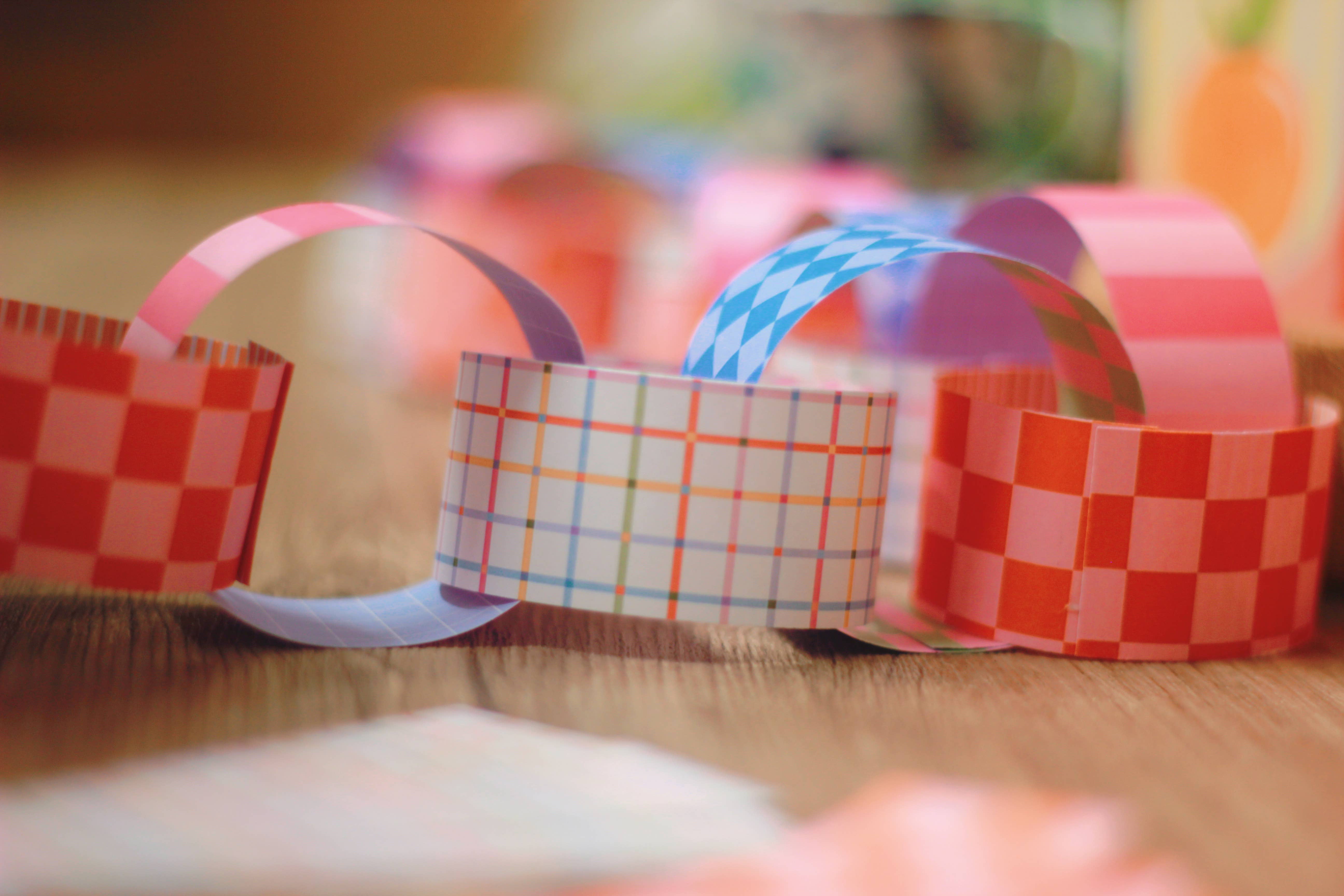 Moo and May Studio - Wholesale DIY Craft Kit - Block Party | Paper Chain Kit Birthday Bunting Party Decor0