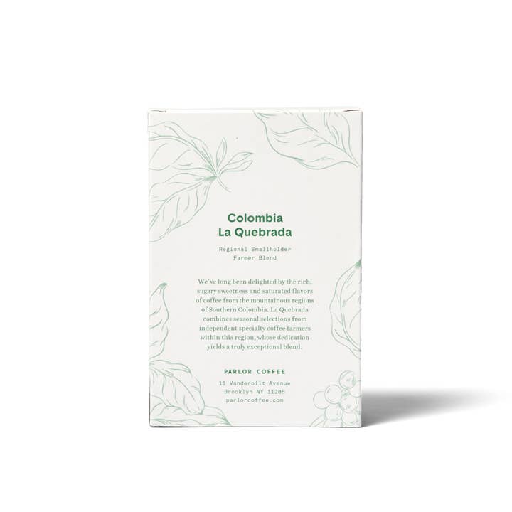Parlor Coffee - Wholesale Coffee Beans - Colombia La Quebrada3