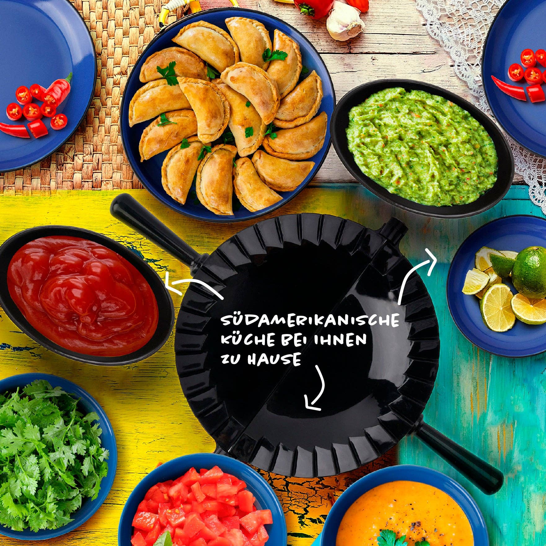 Sayano Deutschland GmbH - Wholesale Kitchen Tool/Gadget - Empanada Maker Set4