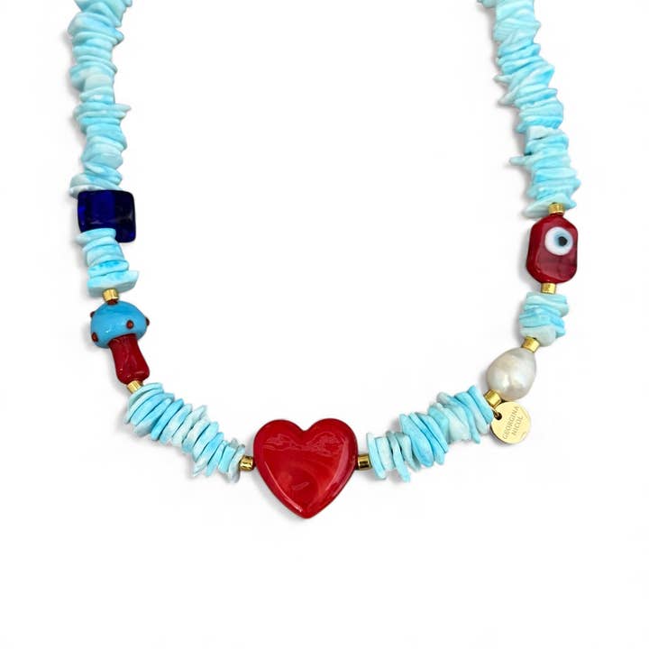 Lucky Charm Shell Necklace for wholesale by Georgina Nicol