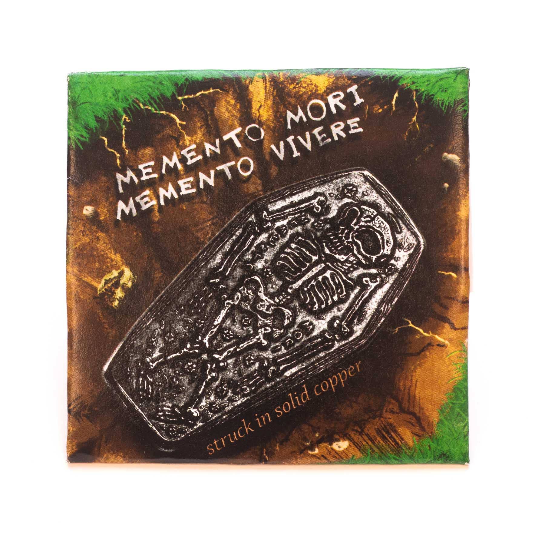 Shire Post Mint - Vendita all'ingrosso Moneta/gettone ricordo - Cofano Memento Mori Memento Vivere in rame annerito2