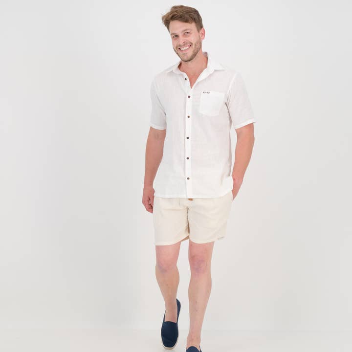 Hipster Shorts - Solid Cream for wholesale by KOIKOI Clothing