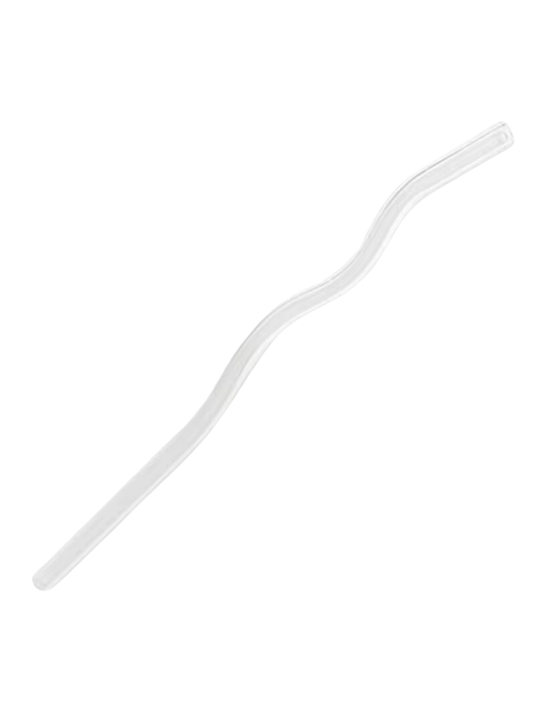 Golden Hour Gift Co - Wholesale Drinking Straw - Reusable Wavy Glass Straw0