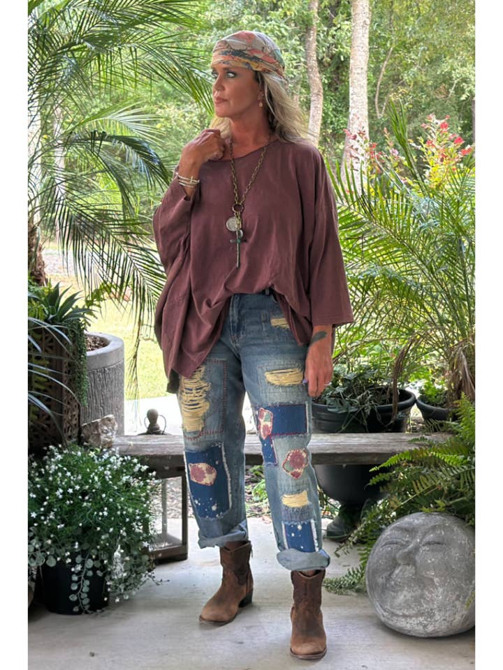 Be Free Top - Vintage Sangria for wholesale by Jaded Gypsy