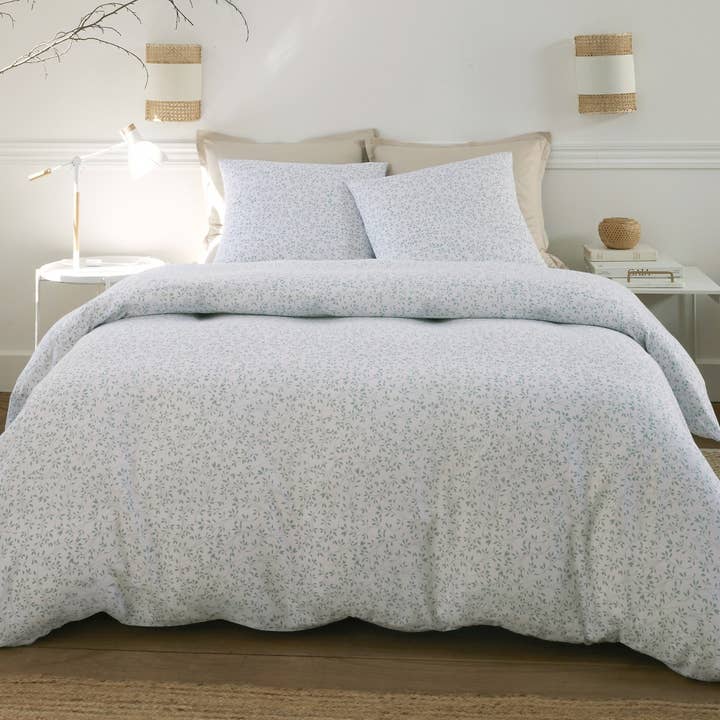 3-Piece Duvet Cover Set 260x240cm 100% Cotton Gauze Printed Whisper for wholesale by BATON ROUGE