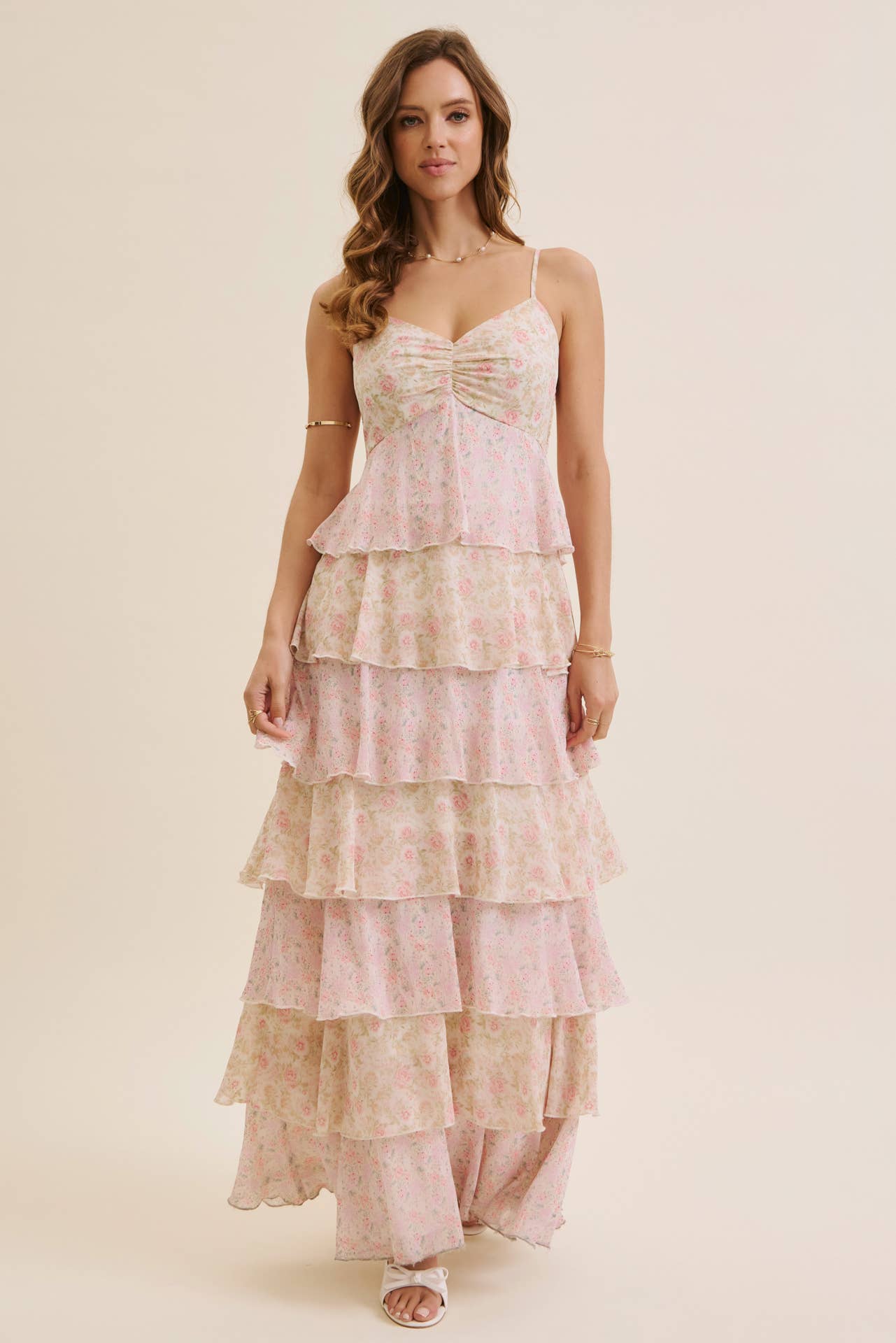 in february - Vente Robe – femme - DÉFINITION DE LA ROBE MAXI À VOLANTS FLORAUX FÉMINITÉ SANS SAISON19