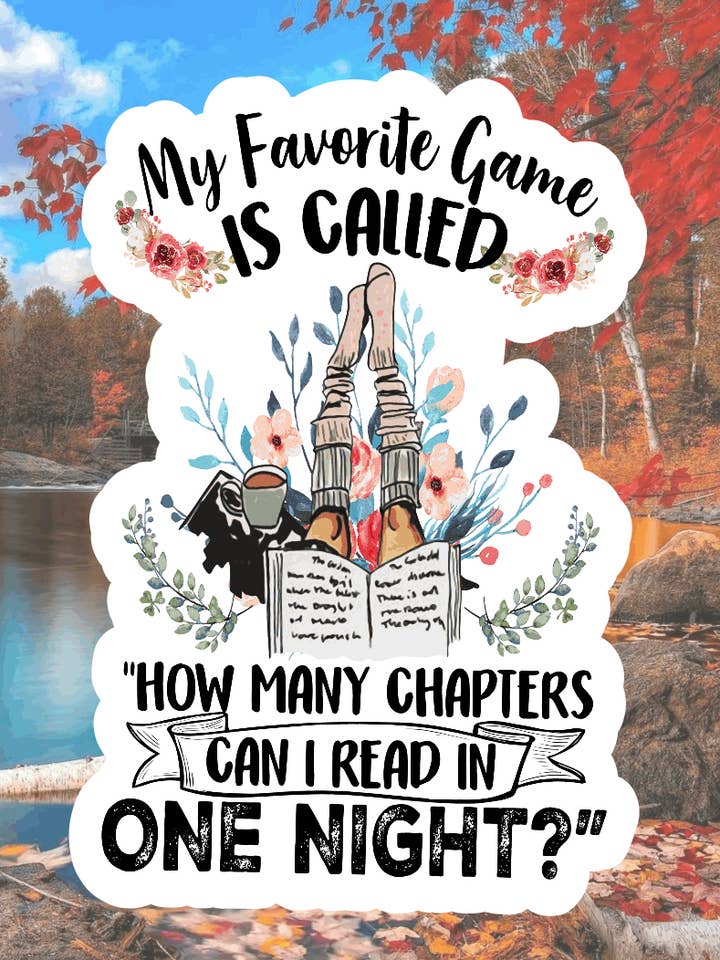 Booklover, Girl Who Loves Books, Waterproof Stickers, Hydroflask Stickers, Meme Sticker, Laptop Decal, Tumbler Stickers, Water Bottle Decal for wholesale by Crazilyhumbledesigns