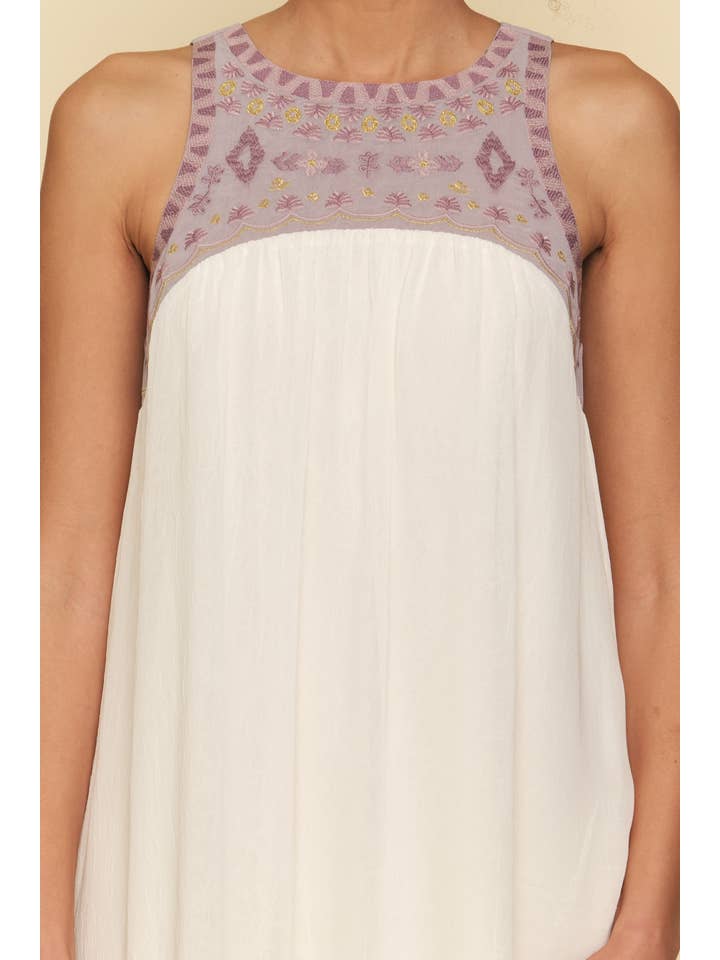 Mystree – Großhandel Kleid – Damen – 55448 Passe mit Stickerei