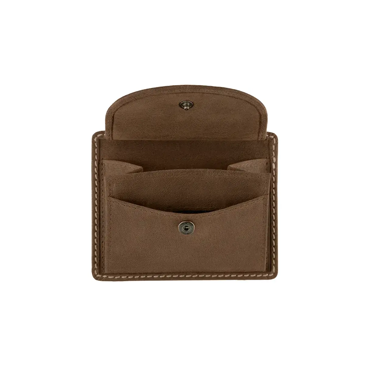 Castanho Leather and Aluminum Wallet Anti-RFID for wholesale on Faire3