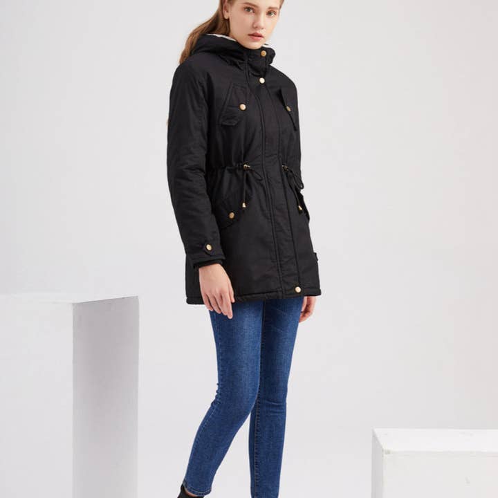 Marayn - Wholesale Parka - Women's - 2025 Autumn Winter Womens Thick Hooded Parka Coat22