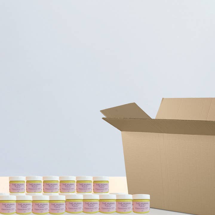 Boîte de 48, format voyage : crème au beurre fouetté pour la vente par The Human of Color Haircare