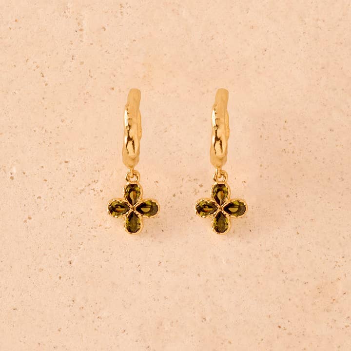 Pendientes Fausta | Joyería Oro Regalo Impermeable para venta al por mayor de Agapée Jewelry