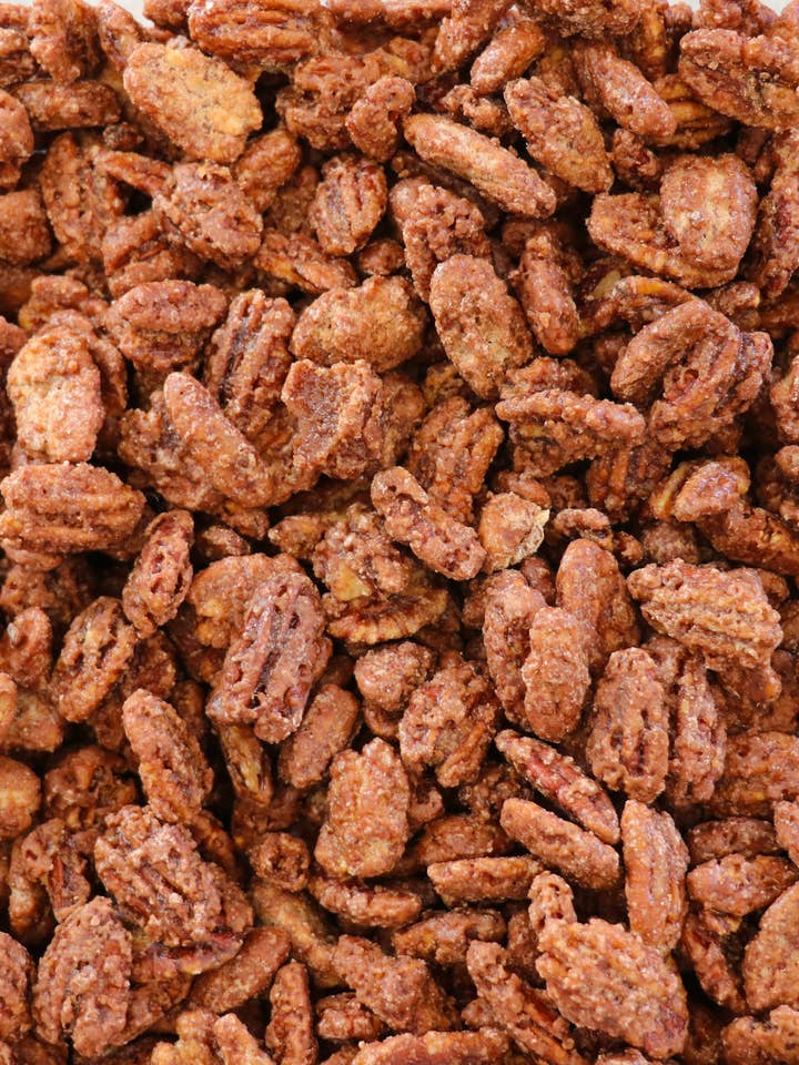 Cinnamon Glazed Pecans for wholesale by I’d Rather Bake