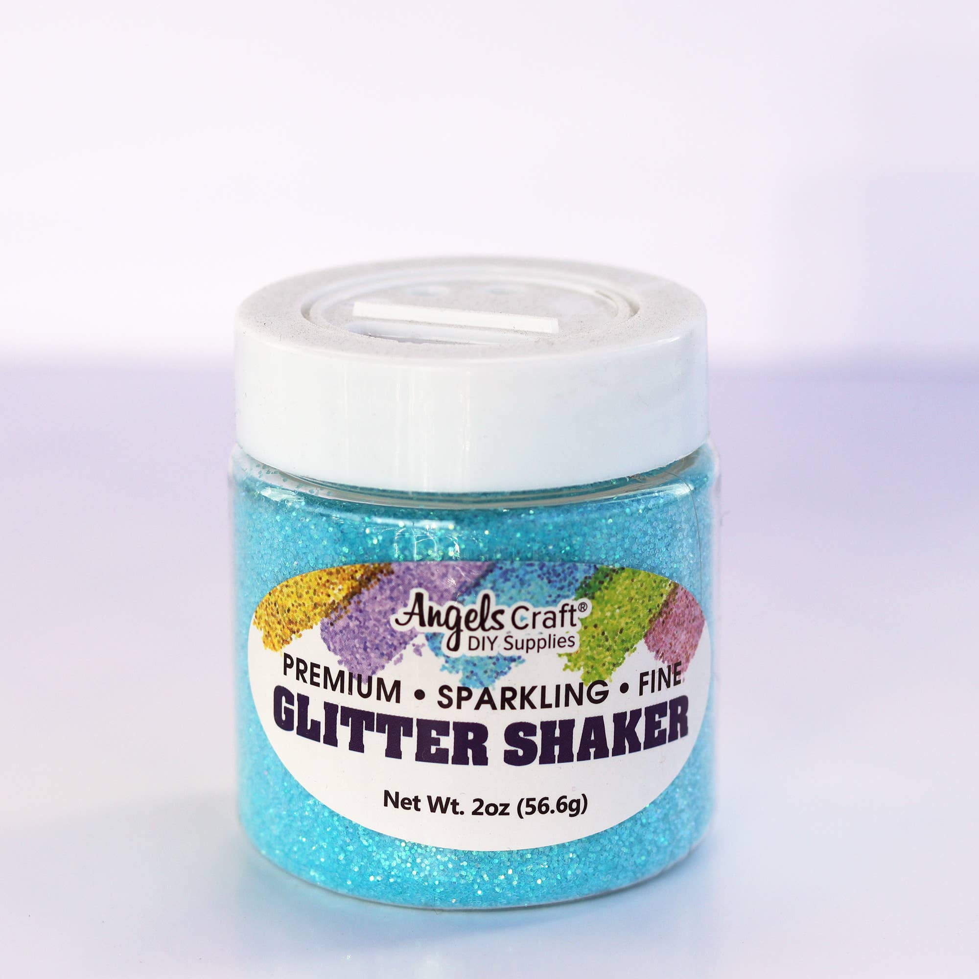 Angels Craft - Vendita all'ingrosso Glitter - Confezione da 12 barattoli di glitter shaker in 6 colori neon assortiti3