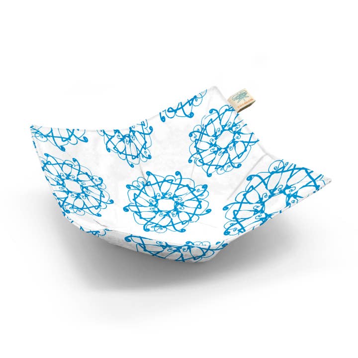 Eisentor Blauer Mikrowellenschalenhalter für den Großhandel von Shawn Sargent Designs