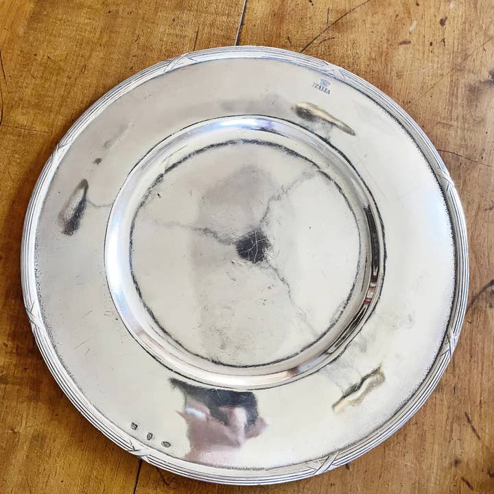 Batterby House - Wholesale Serving tray - Vintage Silver Plated Serving Tray from an Italia Line Ship5