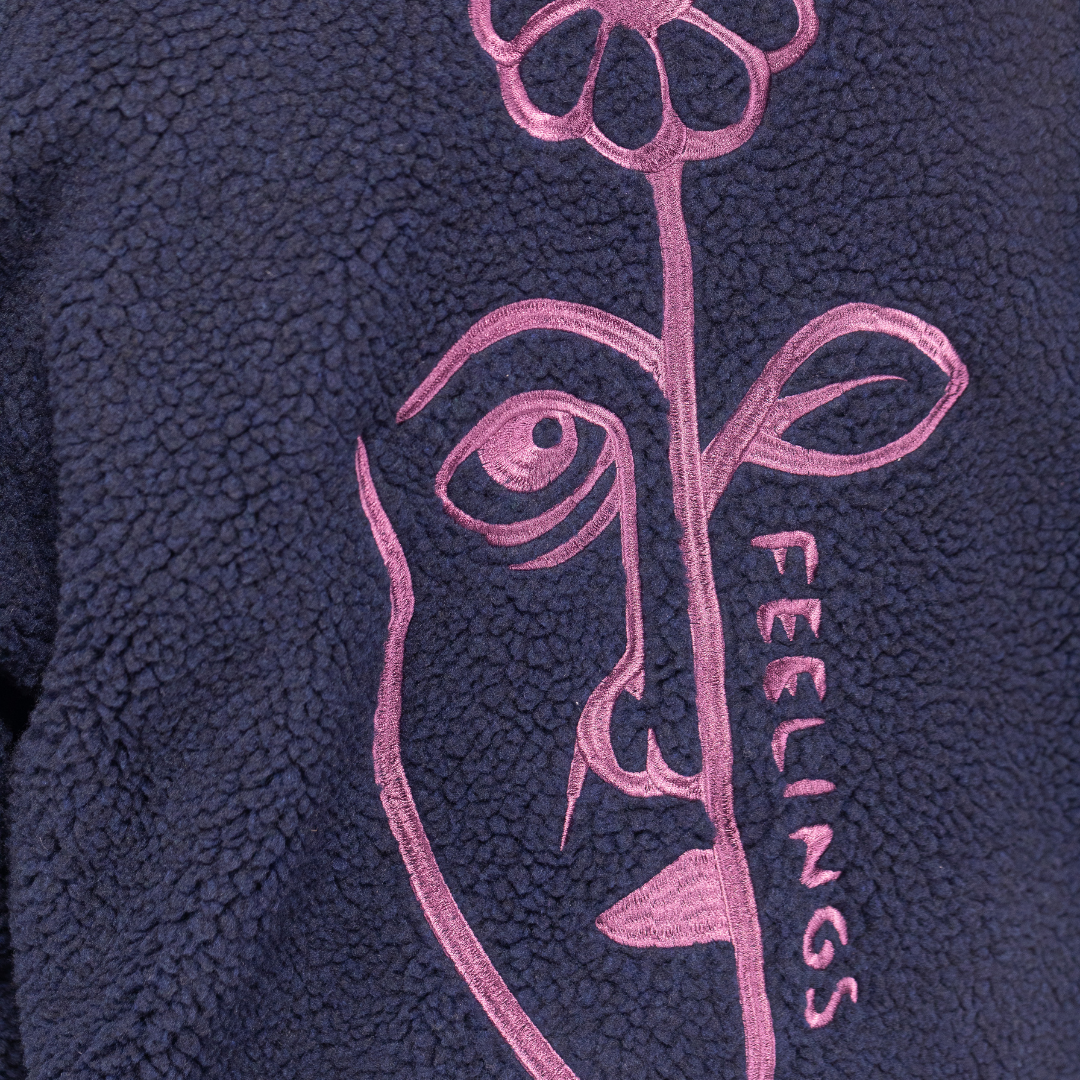 AndFeelings – Velo – Homem por atacado – Vista Polar Fleece azul marinho7