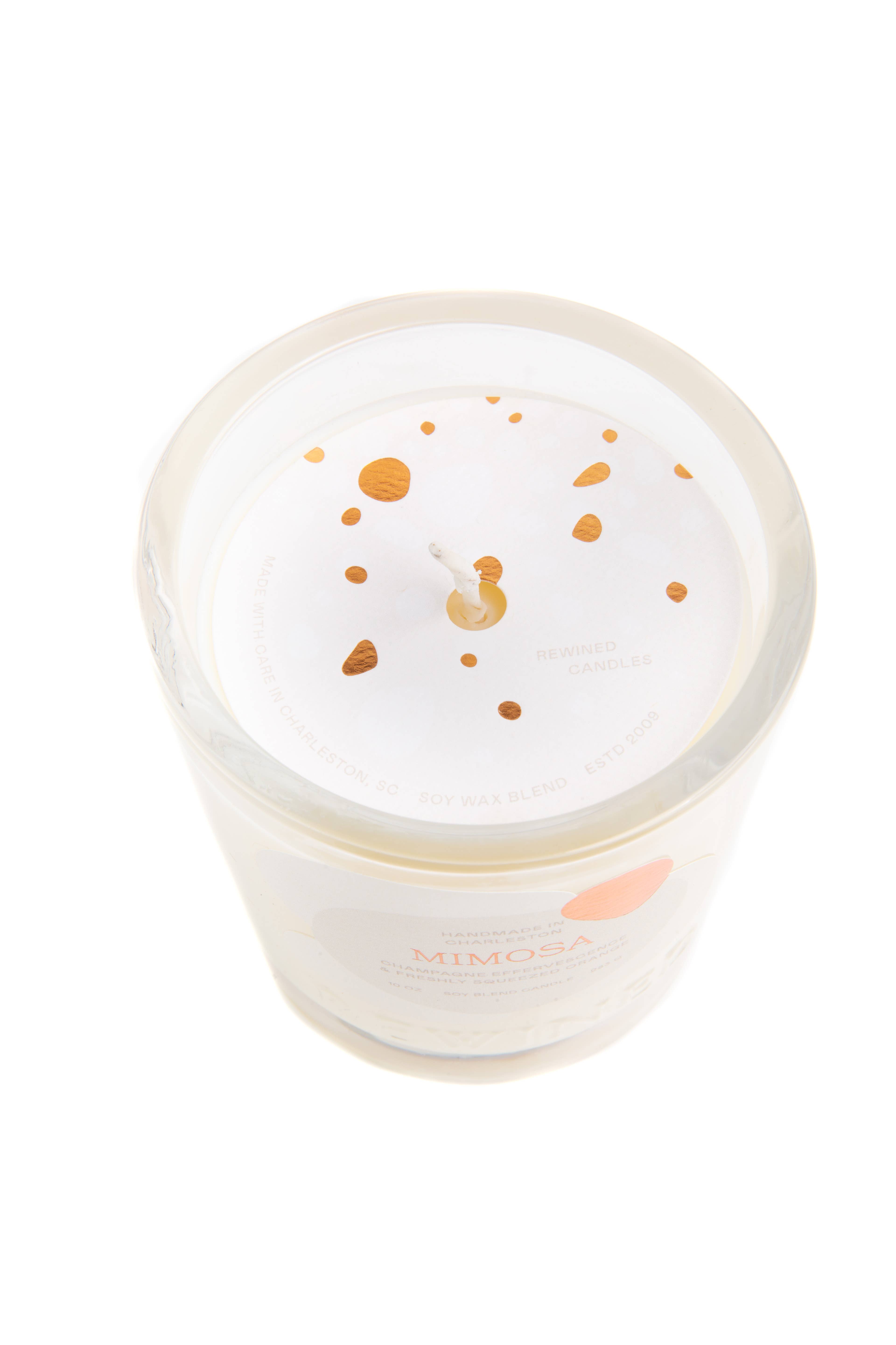 Rewined - Vente Bougie en bocal - Bougie Rewined Mimosa 10 oz4