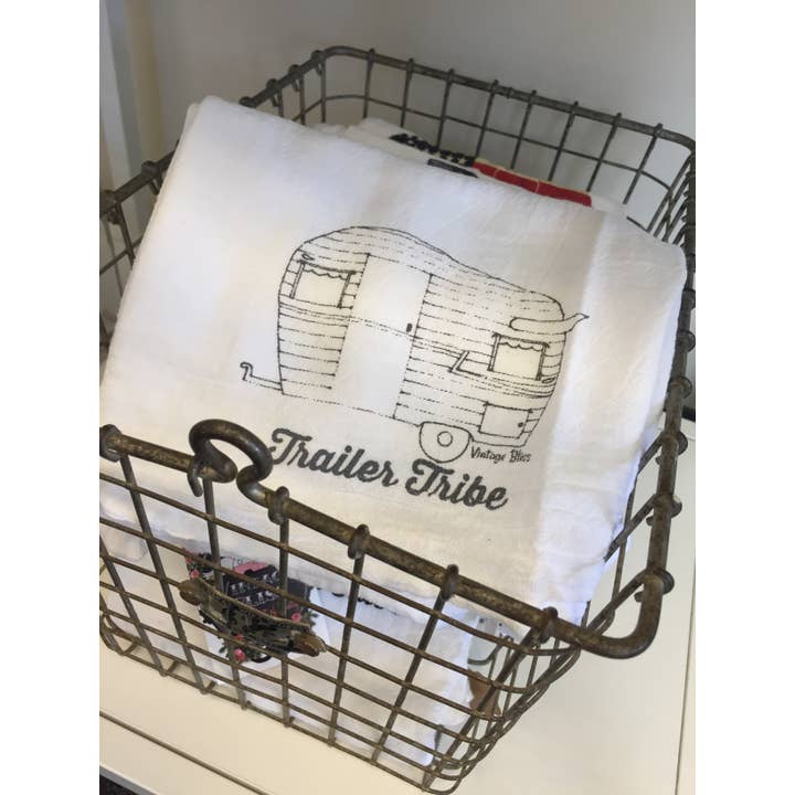 Vintage Bliss - Wholesale Tea Towel - Trailer Tribe Vintage Trailer Towel1