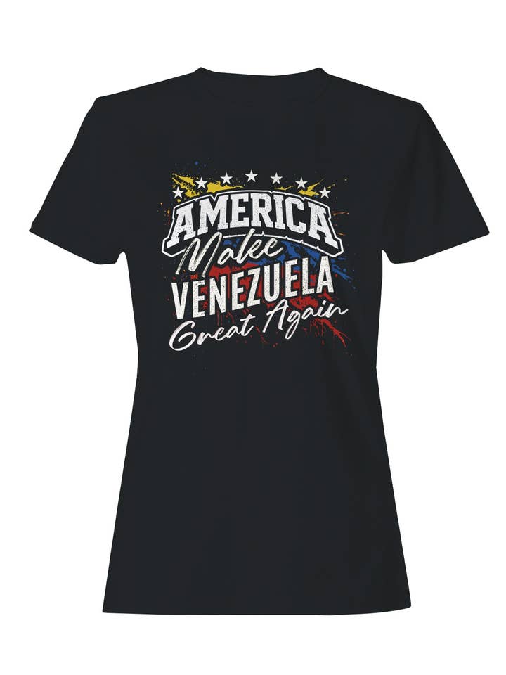 Gør Venezuela Stor Igen MVGA Dame T-shirt for engroshandel hos TShirtGuys.com