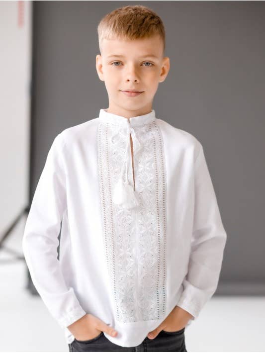Boy Embroidered Shirt for wholesale by Art Lev
