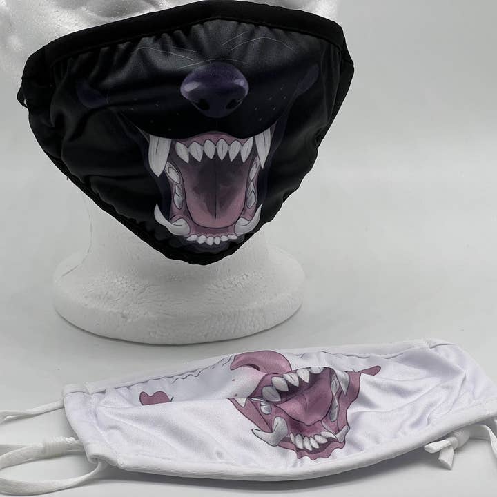 Triclops Rabbit - Wholesale Protective face mask/shield - Wolf Animal Dust Face Mask With Filter Pocket6