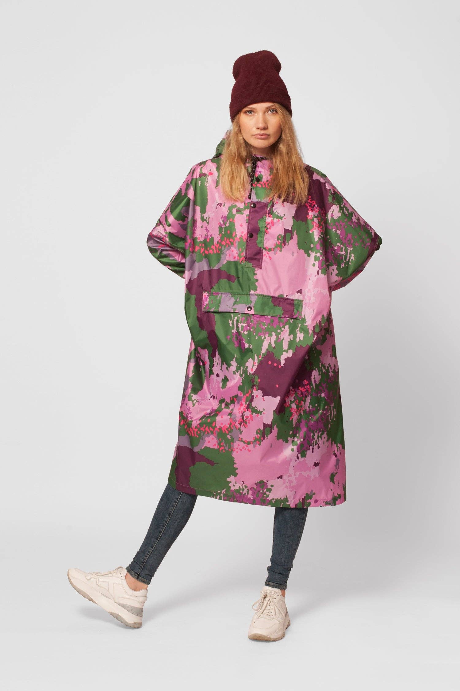 Rainkiss - Wholesale Poncho - Women's - Digi Spring Camo - Rain Poncho4