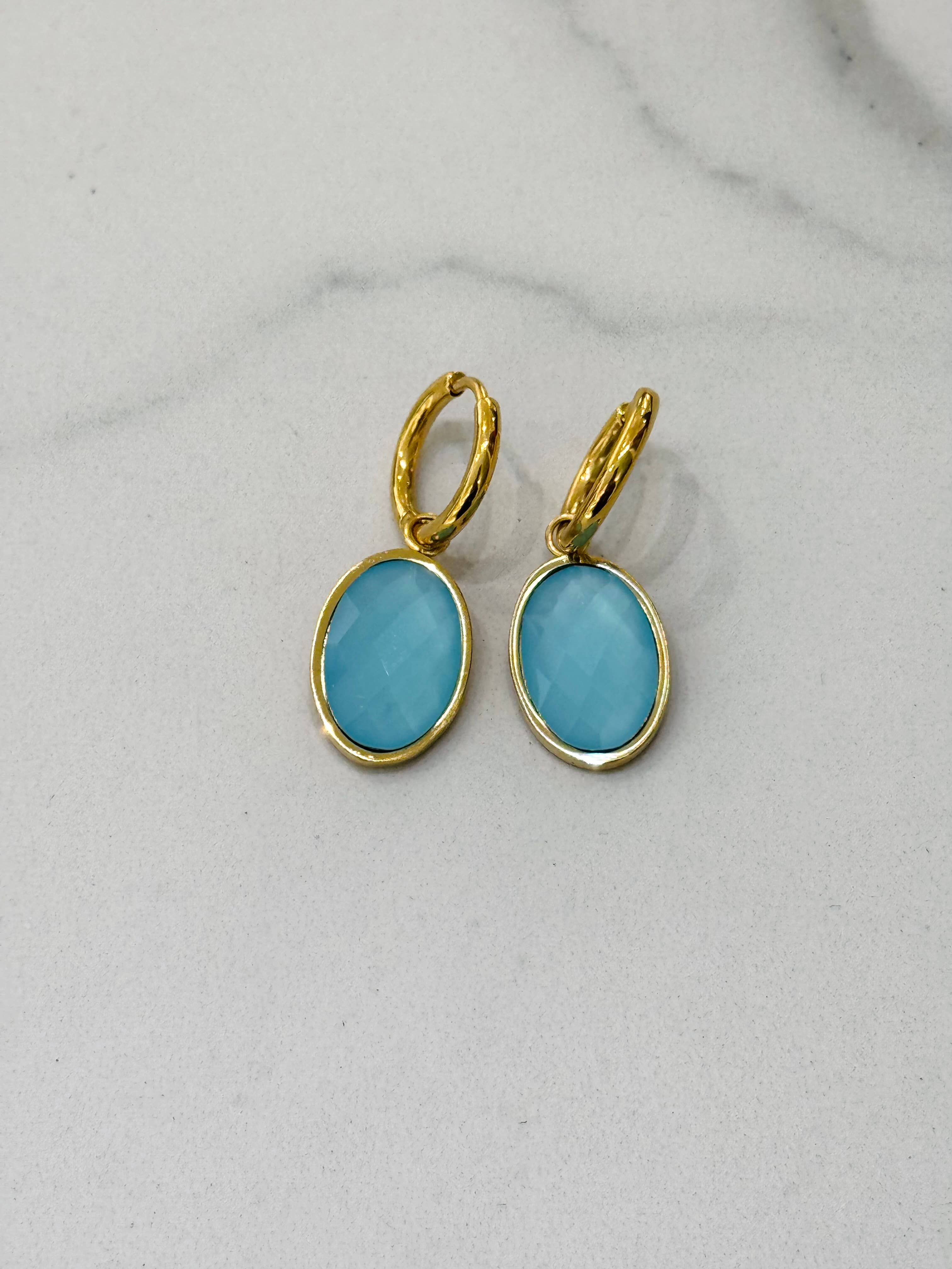 Cassette Barcelona - Wholesale Dangle Earrings - Lea Hoop Earrings