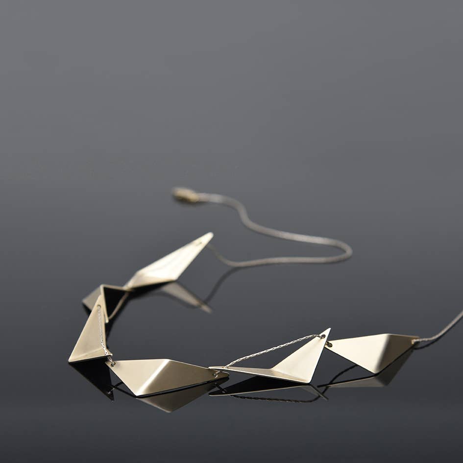 Pursuits - Wholesale Pendant/Charm Necklace - Pleats Short Necklace1