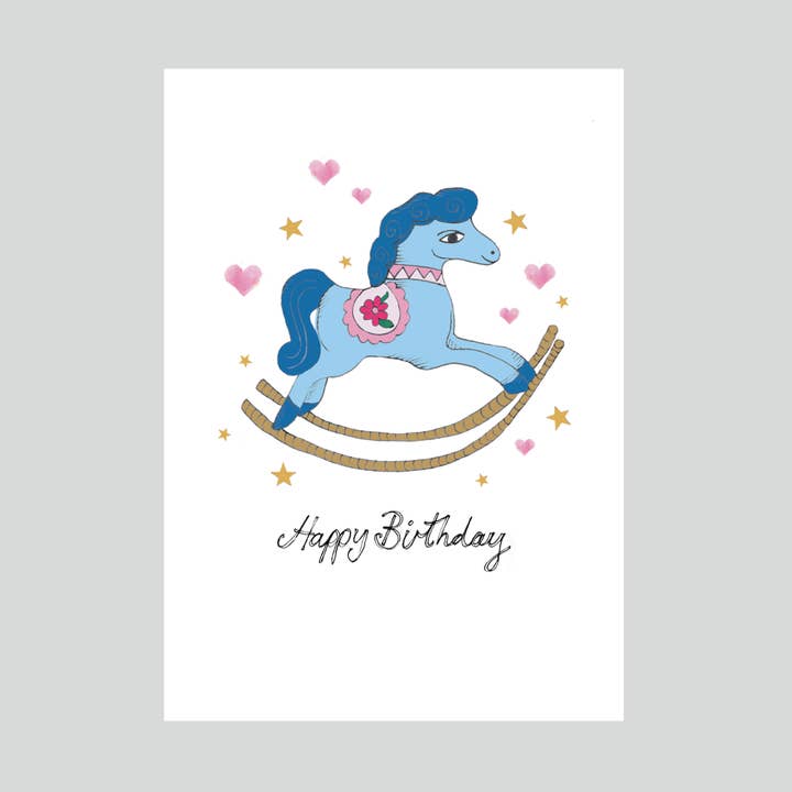 Carta dei Sogni - Cavallo a Dondolo per la vendita all'ingrosso da parte di Rosie Wonders