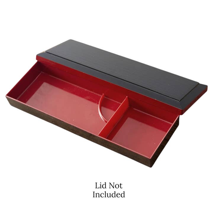 Urban Tokyo - Wholesale Lunch Bag/Box - 14"L x 4.65"W Plastic 2 Compartment Bento Box (1/30)4