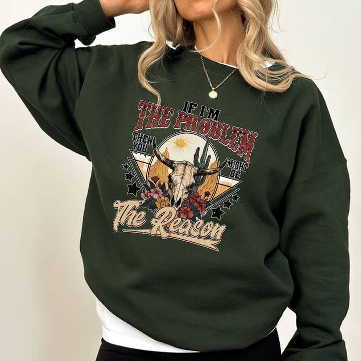 Crewneck-sweatshirt - Kan Være Årsagen for engroshandel hos Days with Gray