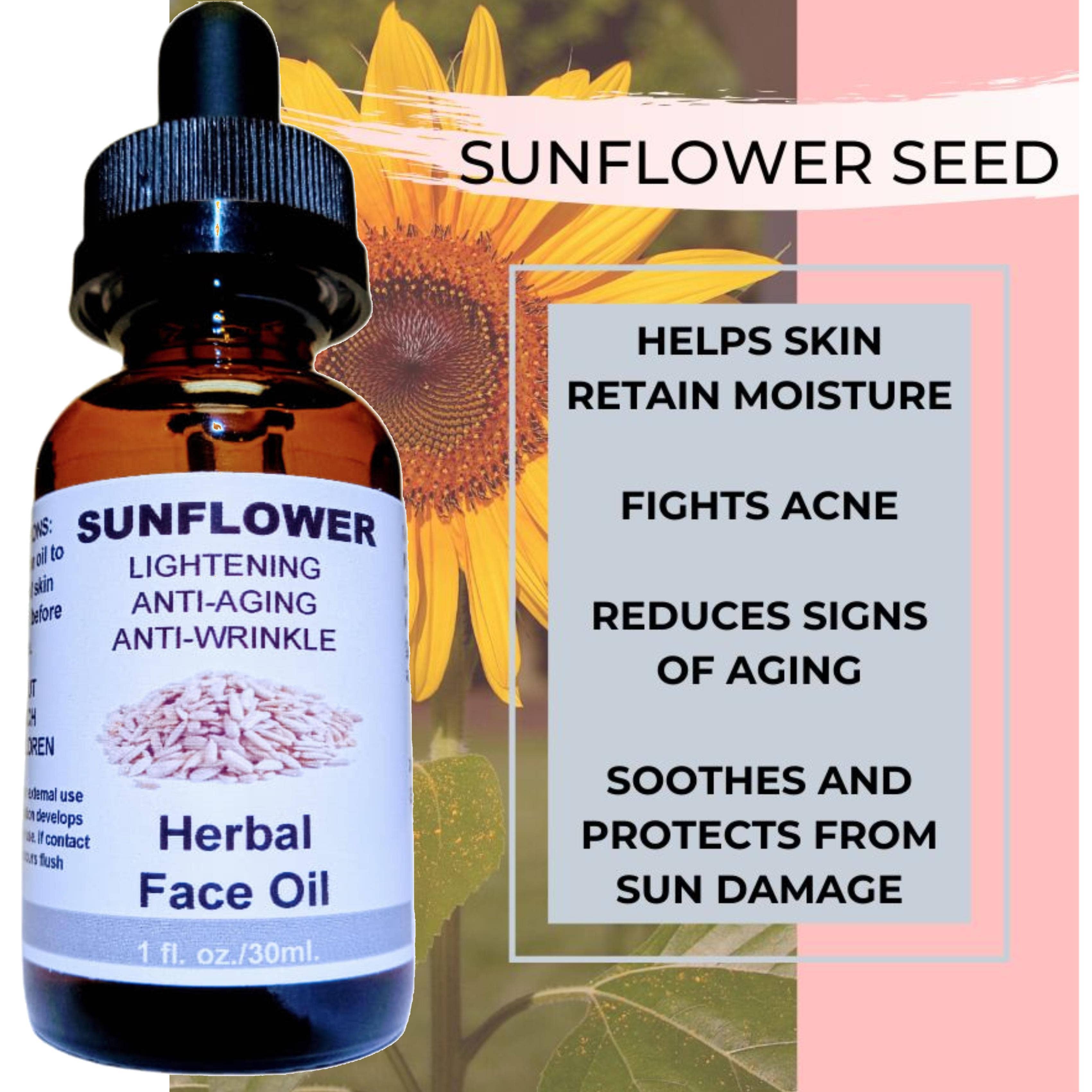 AlkaVita - Wholesale Anti-Aging Moisturizer - Sunflower Seed Herbal Face Oil Skin Lightening Anti-aging2