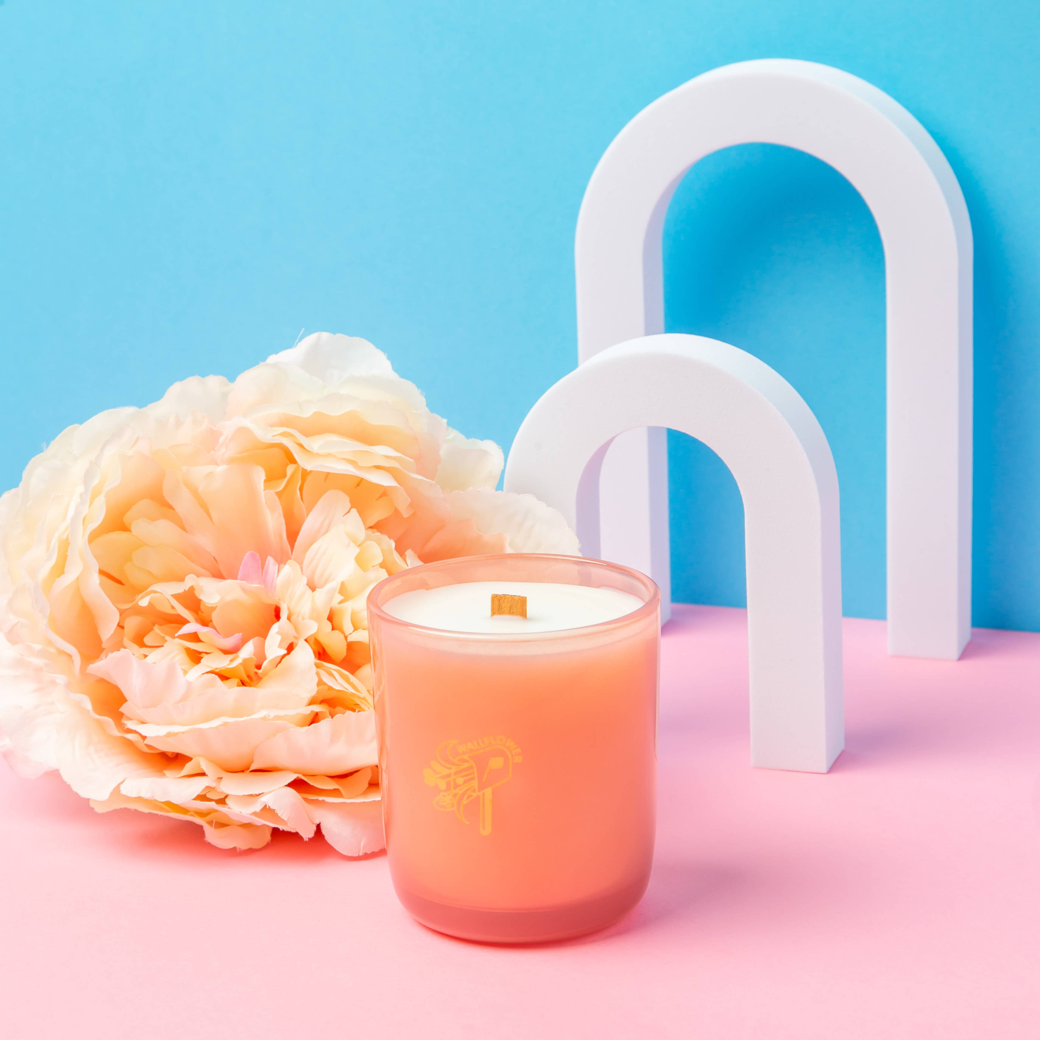 Milk Jar Candle Co. - Wholesale Jar/Filled Candle - Wallflower - Tobacco & Peony Coconut Soy Candle3